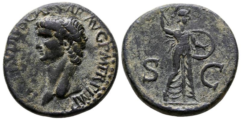 Claudius (41-54). Æ As (28 MM, 12.72 G).