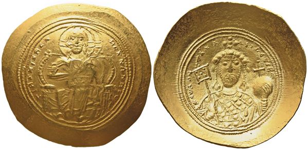 Constantine IX Monomachus (1042-1055), Histamenon Nomisma; AV (4,42 g; 27,8 mm)