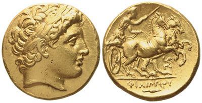 Kings Of Macedon, Philip II (359-336 Bc), Stater; Av (8,60 G; 17,8 MM)