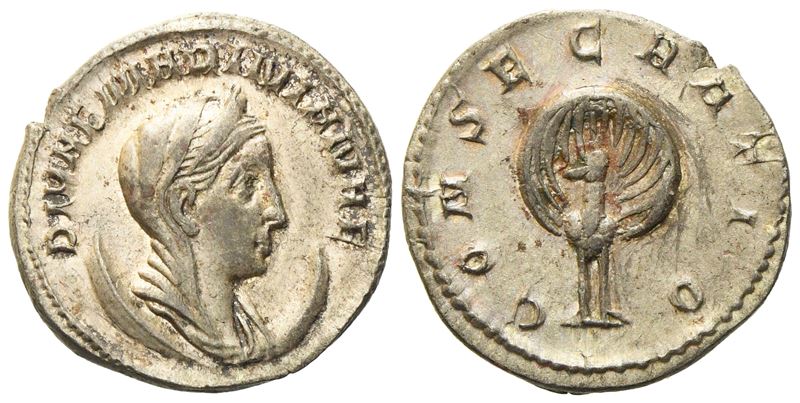 Diva Mariniana, Antoninianus Struck Under Valerian I, Rome, Ad 256-257; Ar (g 3,89; MM 21,5)