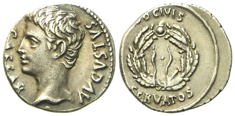 Augustus (27 BC-14 AD), Denarius, uncertain Spanish mint, 19-18 BC; AR (g 3,61; mm 18,2)