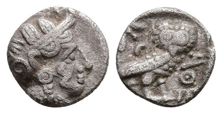 Arabia, Southern. Hadhramawt, Late 3rd Century Bc. Ar Obol (8 MM, 0.60 G).