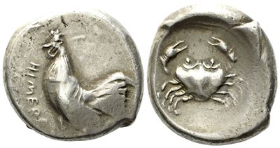 Sicily, Himera (C. 483-472), Didrachm; Ar (8,62 G; 19,5 MM)