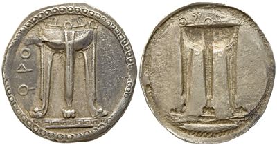 Bruttium, Kroton (C. 530-500 Bc), Stater; Ar (8,08 G; 29,5 MM)