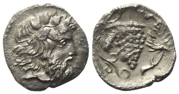 Sicily, Naxos (c.ca 461-413 BC), Litra; AR (0,78 g; 11,3 mm)