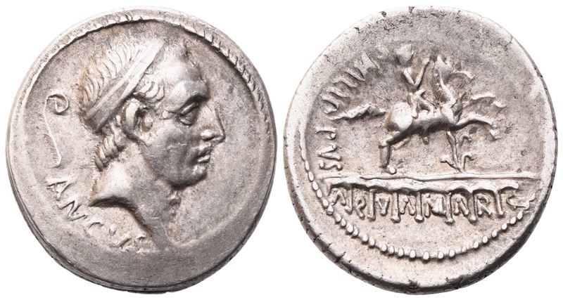 L. Marcius Philippus, Denario, 57 a.C.