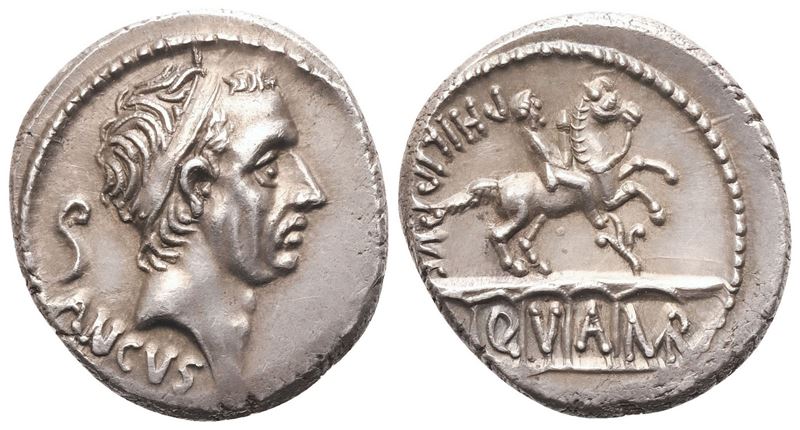 L. Marcius Philippus, Denarius, Rome, 56 BC; AR (3,58 g; 17,7 mm; 1 h)
