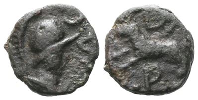 Gaul, Massalia, After 49 Bc. Æ (11 MM, 1.47 G).