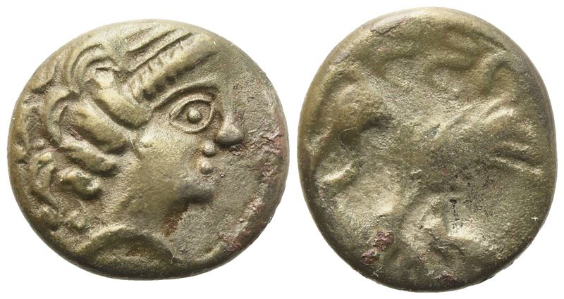 Celtic. Cisalpine Gaul, Veneti, Drachm, III-II century BC; AR (2,48 g; 15,1 mm)