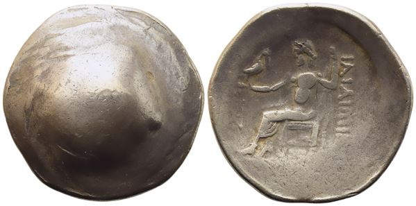 Celtic. Lower Danube, Uncertain Celtic Tribe, Tetradrachm, c. III-II century BC; AR (14,74 g; 29 mm)