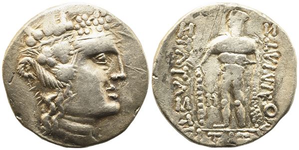 Celtic. Lower Danube, Tetradrachm, c. II-I century BC; AR (16,84 g; 28 mm)