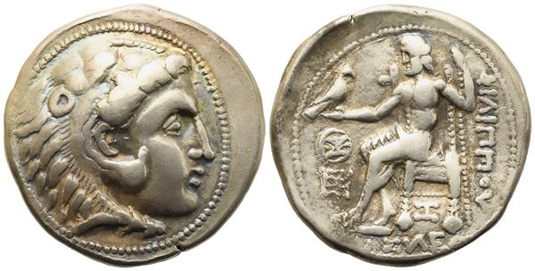 Celtic. Lower Danube, Geto-Dacians, Tetradrachm, III century BC; AR (16,65 g; 27,9 mm)