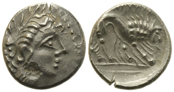 Celtic. Gallia Cisalpina, Insubres, Drachm third quarter of II century BC; AR (2,42 g; 16 mm)