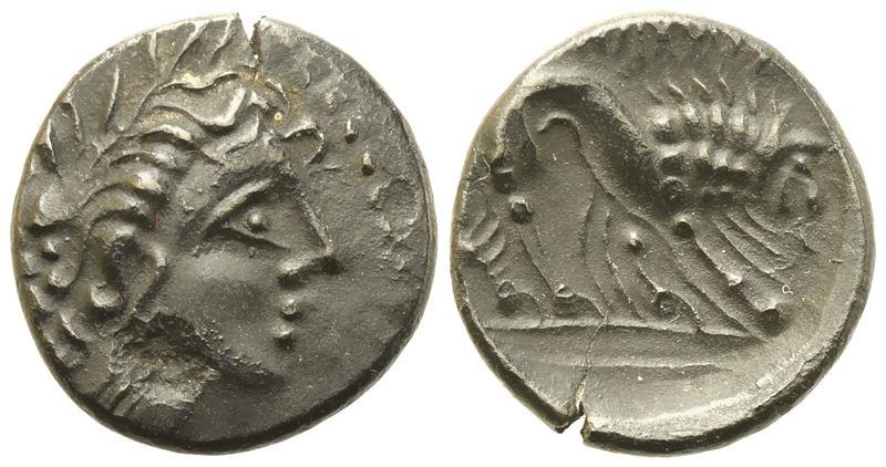 Celtic. Gallia Cisalpina, Insubres, Drachm third quarter of II century BC; AR (2,42 g; 16 mm)