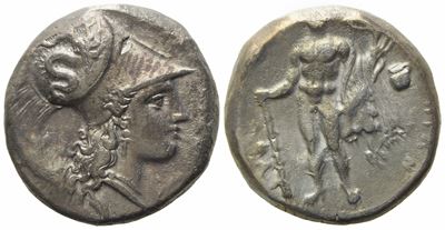 Lucania, Herakleia (C.ca 330/325-early Third Century), Stater; Ar (7,75 G; 18,5 MM)