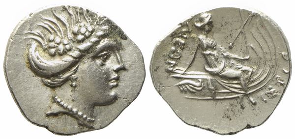 Euboia, Histiaia (c.ca 196-146 BC), Tetrobol; AR (1,60 g; 14,8 mm)