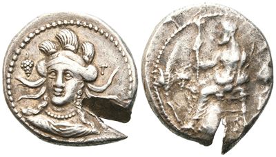 Cilicia, Tarsos. Balakros (satrap Of Cilicia, 333-323 Bc).