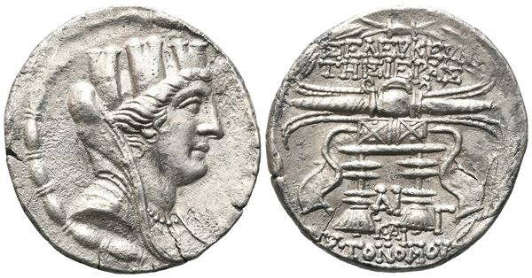 Seleukis and Pieria, Seleukeia Pieria, 105/4-83/2 BC, Tetradrachm; AR (14.28 g; 28 mm)