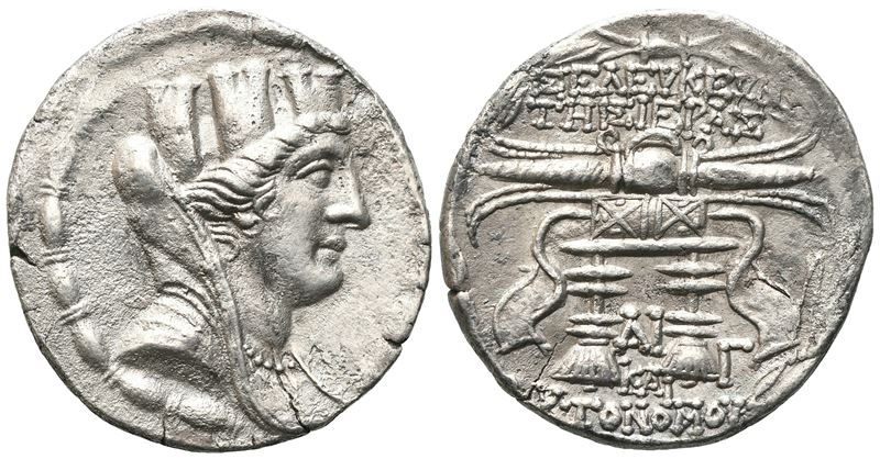 Seleukis And Pieria, Seleukeia Pieria, 105/4-83/2 Bc, Tetradrachm; Ar (14.28 G; 28 MM)