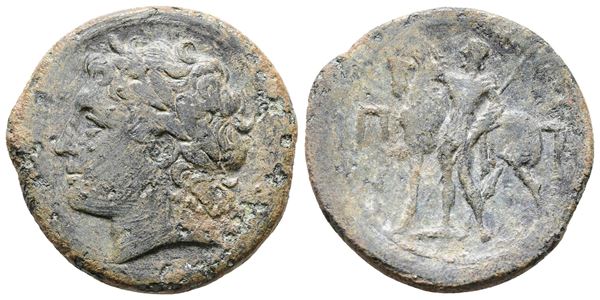 Sicily, Messana, The Mamertinoi, c. 220-200 BC. Æ Pentonkion (26.5mm, 10.71g, 5h).