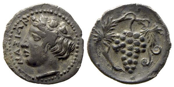 Sicily, Naxos (c.ca 415-403 BC), Litra; AR (0,75 g; 11 mm) 