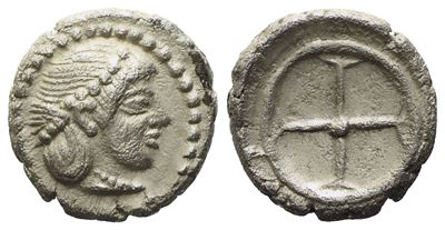 Sicily, Syracuse, Time Of Hieron i (478-466 Bc), Litra; Ar (0,76 G; 8,9 MM)