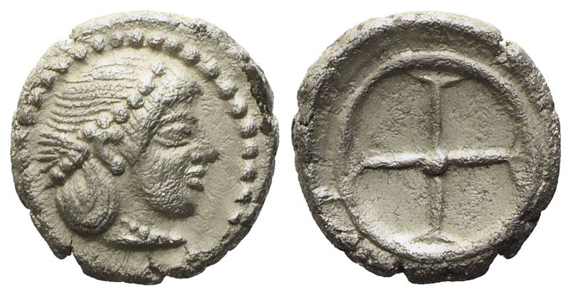 Sicily, Syracuse, Time Of Hieron i (478-466 Bc), Litra; Ar (0,76 G; 8,9 MM)