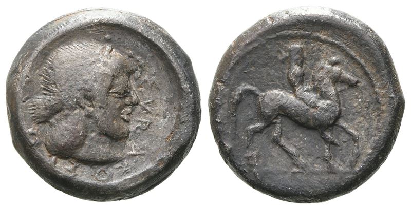Sicily, Syracuse. Hieron i (478-466 Bc). Ar Drachm (22mm, 8.26 G, 11h).