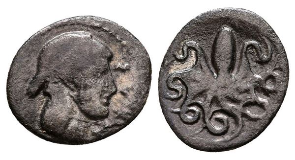 Sicily, Syracuse, c. 466-460 BC. AR Litra (12mm, 0.63g).