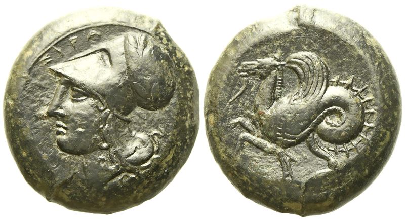 Sicily, Syracuse, Time Of Dionysios i (406-367 Bc), Litra; Æ (10,47 G; 20,2 MM)