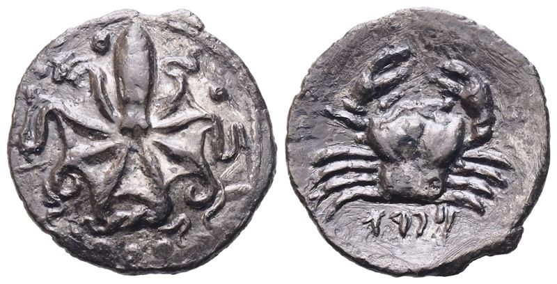 Sicily, Motya (397-396 Bc), Litra; Ar (0,85 G; 12,2 MM; 6 H)
