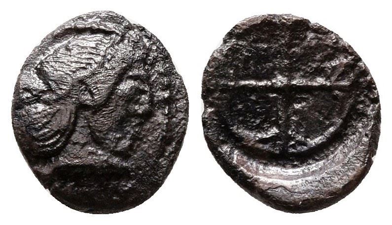 Sicily, Syracuse. Hieron i (478-466 Bc). Ar Obol (10mm, 0.60g)