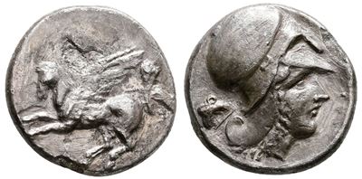 Corinth, C. 375-300 Bc. Ar Stater (21mm, 7.40g).