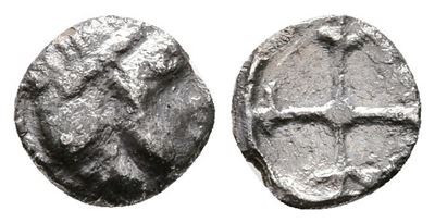 Sicily, Syracuse. Hieron i (478-466 Bc). Ar Obol (7mm, 0.26g)