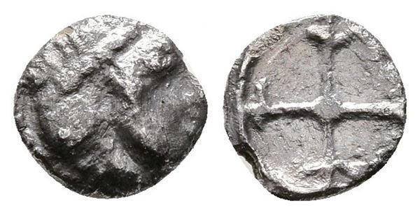 Sicily, Syracuse. Hieron I (478-466 BC). AR Obol (7mm, 0.26g)  - Auction Greek, Roman and Byzantine Coins	 - Bertolami Fine Art - Prague