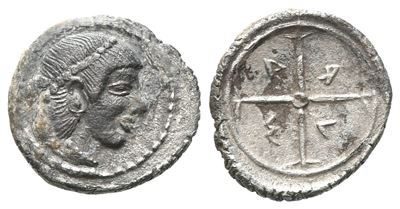 Sicily, Syracuse, C. 470 Bc. Ar Litra (11mm, 0.56g).