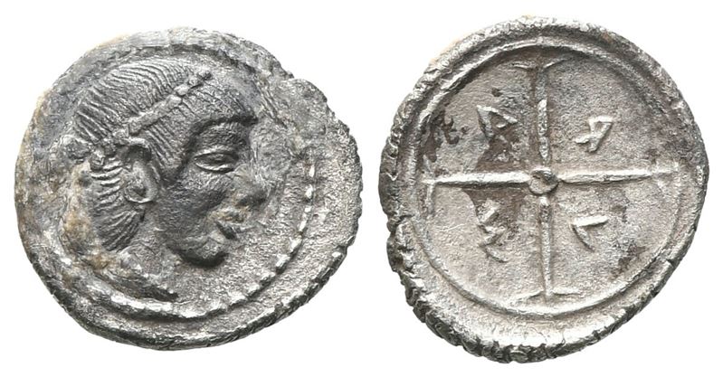 Sicily, Syracuse, C. 470 Bc. Ar Litra (11mm, 0.56g).