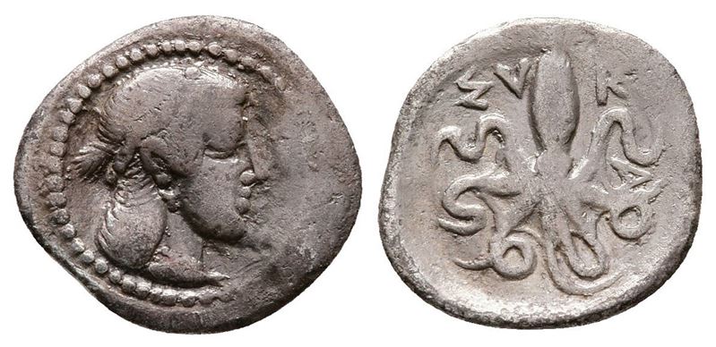 Sicily, Syracuse. Hieron i (478-466 Bc). Ar Litra (13mm, 0.76g)