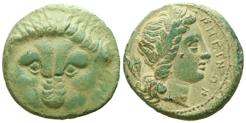 Bruttium, Rhegion (C. 415/410-387 Bc), Æ (2,73 G; 15 MM)