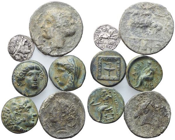 Lot of 6 modern replicas. Lot sold as is, no returns.