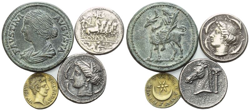Lot Of 4 Modern Replicas. Lot Sold As Is, No Returns.