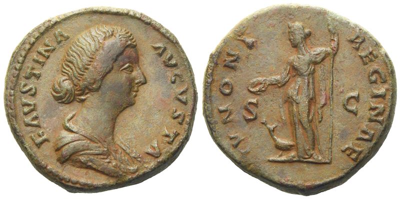 Faustina II, As Struck Under Marcus Aurelius, Rome, C. Ad 161-164; Æ (g 13,37; MM 25)