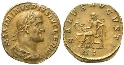 Maximinus i (235-238), Sestertius, Rome, Ad 236-238; Æ (g 20,88; MM 30)