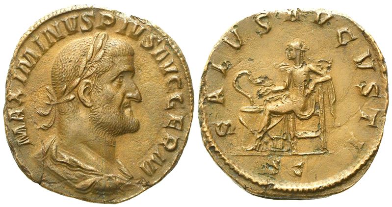 Maximinus i (235-238), Sestertius, Rome, Ad 236-238; Æ (g 20,88; MM 30)