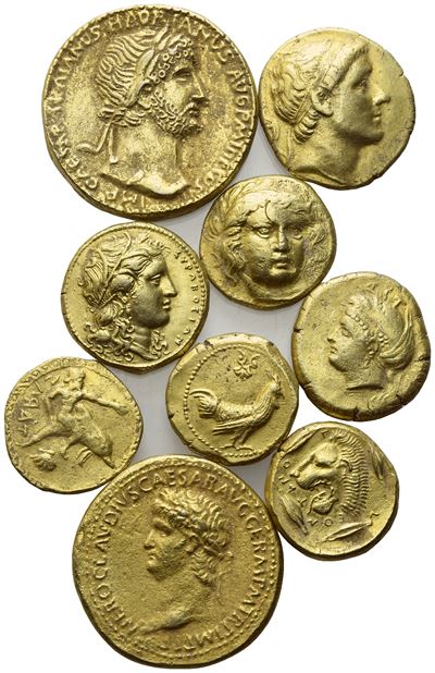 Lot Of 9 Modern Replicas. Lot Sold As Is, No Returns.