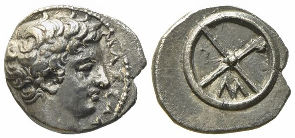 Gaul, Massalia (c. 410-380 BC), Obol; AR (0,80 g; 10 mm)