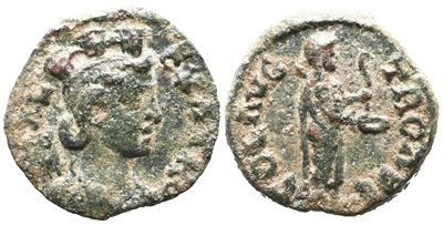 Troas, Alessandria, emissione pseudo-autonoma (III secolo d.C.), moneta in bronzo (Æ)