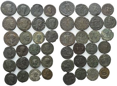 Lot Of 24 Æ Coins To Be Catalogued. Lot Sold As Is, No Returns.