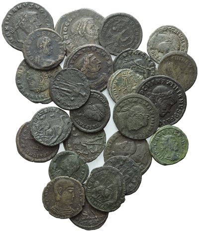 Lot Of 24 Æ Coins To Be Catalogued. Lot Sold As Is, No Returns.
