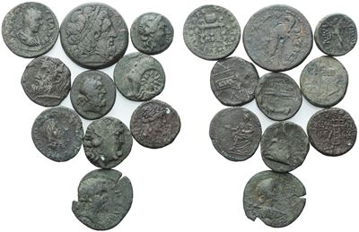 Lot Of 10 Æ Coins To Be Catalogued. Lot Sold As Is, No Returns.